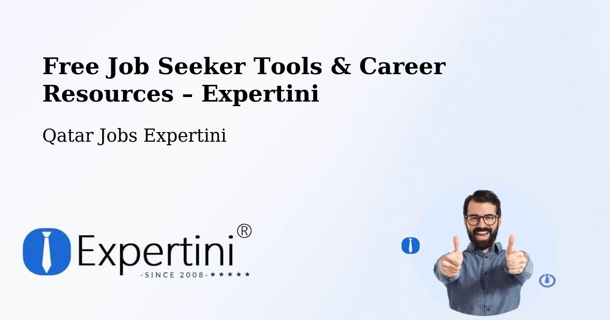 Free Job Seeker Tools & Career Resources – Ar Rayyān - Ar Rayyān, Qatar Jobs Expertini