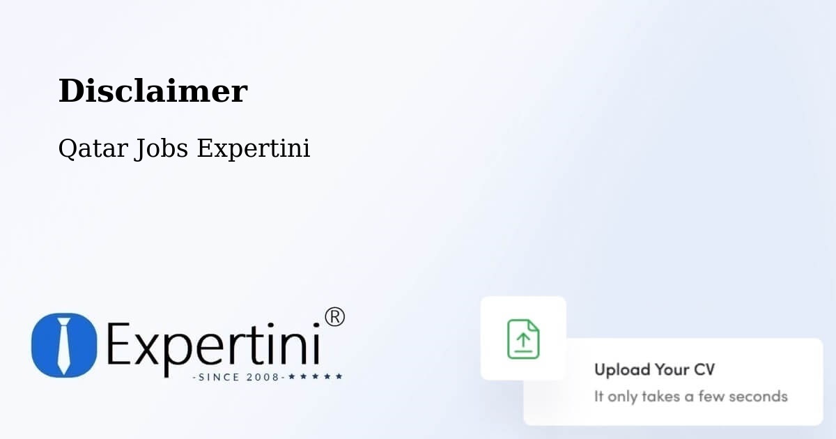 Disclaimer – Ar Rayyān - Qatar Jobs Expertini