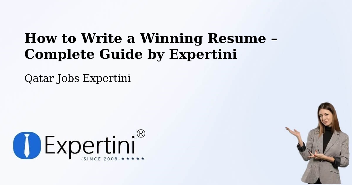 Resume Writing Guide for Job Seekers – Ar Rayyān - Ar Rayyān, Qatar Jobs Expertini